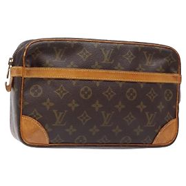 LOUIS VUITTON Clutch Compiegne 28 M51845 LV Auth BA5512
