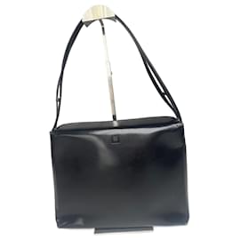Borsa in pelle verniciata 4G vintage Givenchy nera
