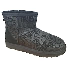 Mini Graffiti Brillante Nero Glitter - Ugg
