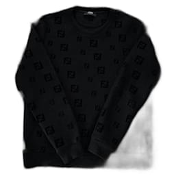 Camicia Fendi College Nera in Cotone