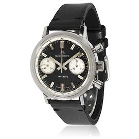 Bucherer Chrono Herren Vintage-Uhr aus Edelstahl