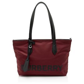 Borsa Tote Piccola Ardwell in Nylon con Logo Burberry