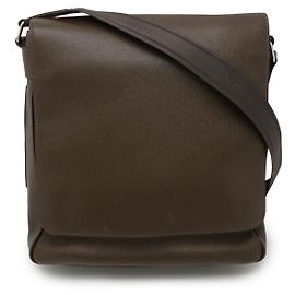 Borsa a Spalla in Pelle Taiga Louis Vuitton