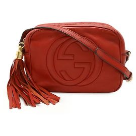 Gucci Soho Small Disco Schultertasche aus Leder