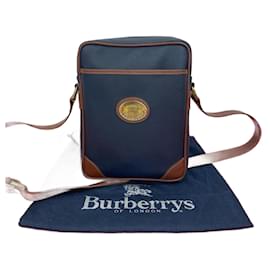 Borsa a Spalla in Pelle PVC Nova Check di Burberry