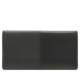 Portafoglio bifold lungo Manhattan Hermès Nero