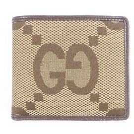 Gucci Jumbo GG Canvas Bifold Wallet