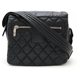 Kleine Messenger-Tasche aus Nylon mit Steppung von Chanel