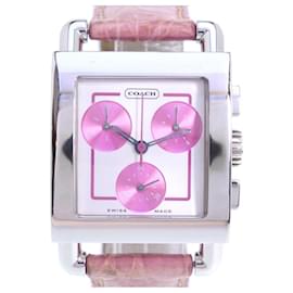 Orologio cronografo in acciaio inossidabile Coach