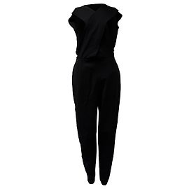 Stella Mc Cartney Mono de espalda abierta Stella McCartney en viscosa negra
