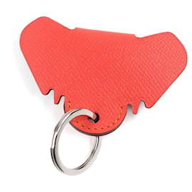 Hermes Petite Ash Elephant Leather Charm - Hermès