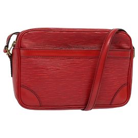LOUIS VUITTON Borsa a Spalla Epi Trocadero 23 Rossa M52307 LV Auth 127979