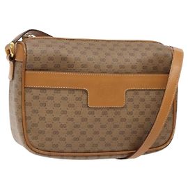 Gucci Borsa a Spalla Micro GG Supreme PVC Beige Oro 001 14 0412 Auth 135185