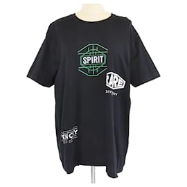 T-shirt in cotone con stampa Rare Spirit nera Regular Fit di Givenchy