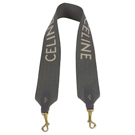 Correa de hombro de jacquard gris Celine - Céline