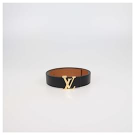Reversibler 30MM Ledergürtel in Schwarz/Braun von Louis Vuitton