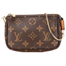 Mini Pochette Accessoires Monogramm Braun Louis Vuitton