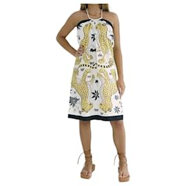 Hermès Les Leopards Kleid aus Baumwollpopeline