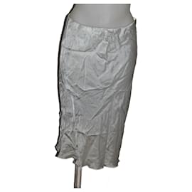 Versace Midi Skirt Grey Viscose