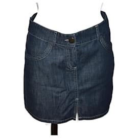 Minifalda de denim Chloé azul