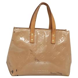 LOUIS VUITTON Handtasche Monogram Vernis Reade PM Noisette M91334 LV Auth 140863