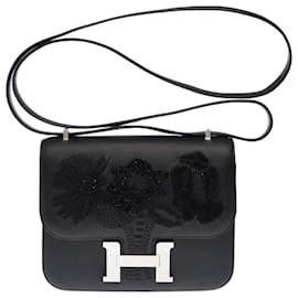 Borsa HERMES Constance in Pelle Nera - 102896 - Hermès