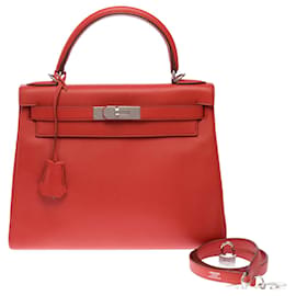 Hermès Borsa HERMES Kelly 28 in Pelle Rosa - 102866