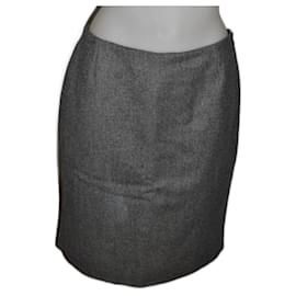 Robe Balenciaga en laine grise taille 42