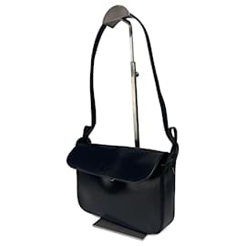 Borsa in pelle vintage Givenchy blu navy