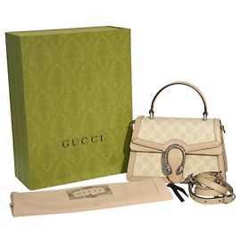 Gucci Borsa a mano e a spalla media Dionysus GG Supreme monogrammata