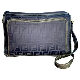 Borsa FENDI vintage Zucca Blu