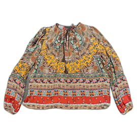 Blusa Etro de seda multicolor