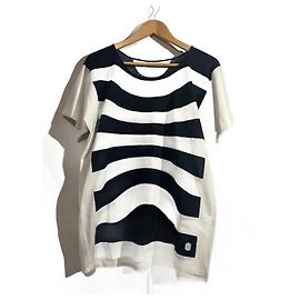 T-Shirt Bianco e Nero HERMÈS