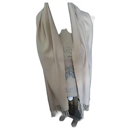 Autre Marque Sciarpa in cashmere avorio