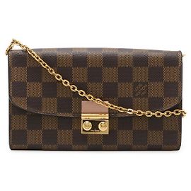Borsa a spalla Louis Vuitton Portefeuille Croisette Damier 2 in 1