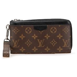 Louis Vuitton Monogram Macassar Zippy Dragonne Wallet