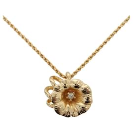 Collana in metallo con logo a fiore Christian Dior