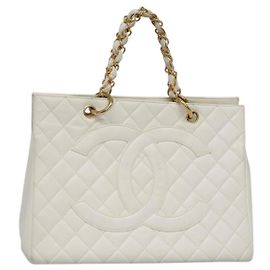 Chanel Vintage Grand Shopping Quilted Caviar