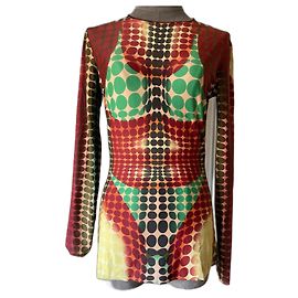 Jean Paul Gaultier Top de punto Cyber Dots