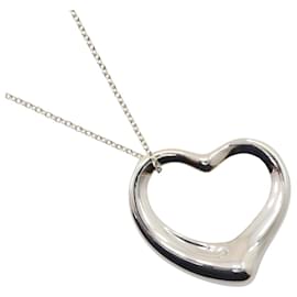 Collana Pendente Cuore Aperto Elsa Peretti in Argento Sterling 22mm di Tiffany & Co.