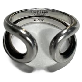 Bague Hermès LIMA en argent taille 56