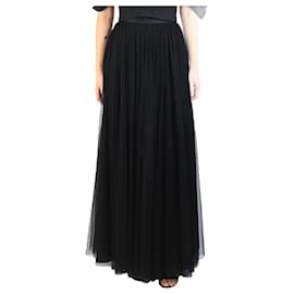 Gonna maxi in tulle nera - taglia UK 8 - Needle & Thread