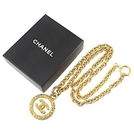 Collana Lunga Chanel Oro Metallo
