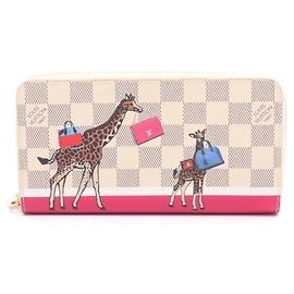 Zippy Geldbörse von Louis Vuitton im Damier Azur