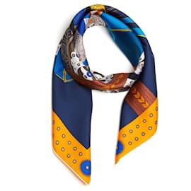 Bufanda Hermès Cuadrada 90 Silla de Dignatario 2018 Bufanda de Seda Twill Hermes Impecable