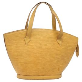 LOUIS VUITTON Borsa a Mano Epi Saint Jacques Gialla M52279 LV Auth BA5170