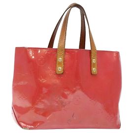 LOUIS VUITTON Borsa a Mano Monogram Vernis Reade PM Fran Boise M9132F LV Auth 140167