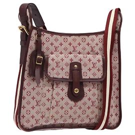 LOUIS VUITTON Mini Borsa Monogramma Mary Kate Rossa M92321 LV Auth SW1479