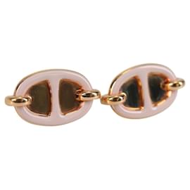 Pendiente HERMES Pierce Mini Mayon metal Rosa Auth BA5179M - Hermès