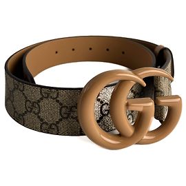 Gucci GG Buckle Canvas GG Breiter Gürtel 75/30 GG Supreme